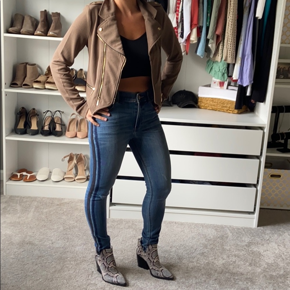 🎉Host Pick🎉Moto Jacket in Mocha
